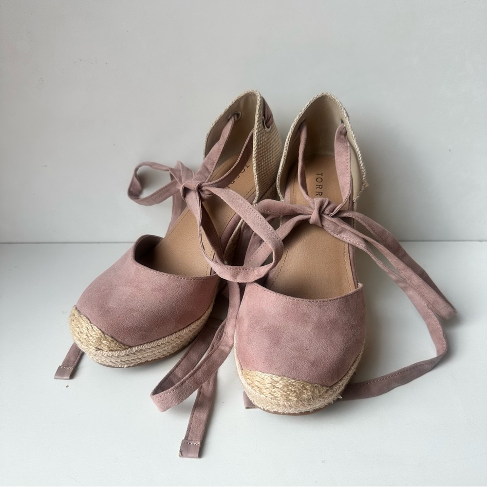 Torrid Women’s Dusty Rose Pink Espadrille Almond Toe Size:8 - Picture 12 of 12